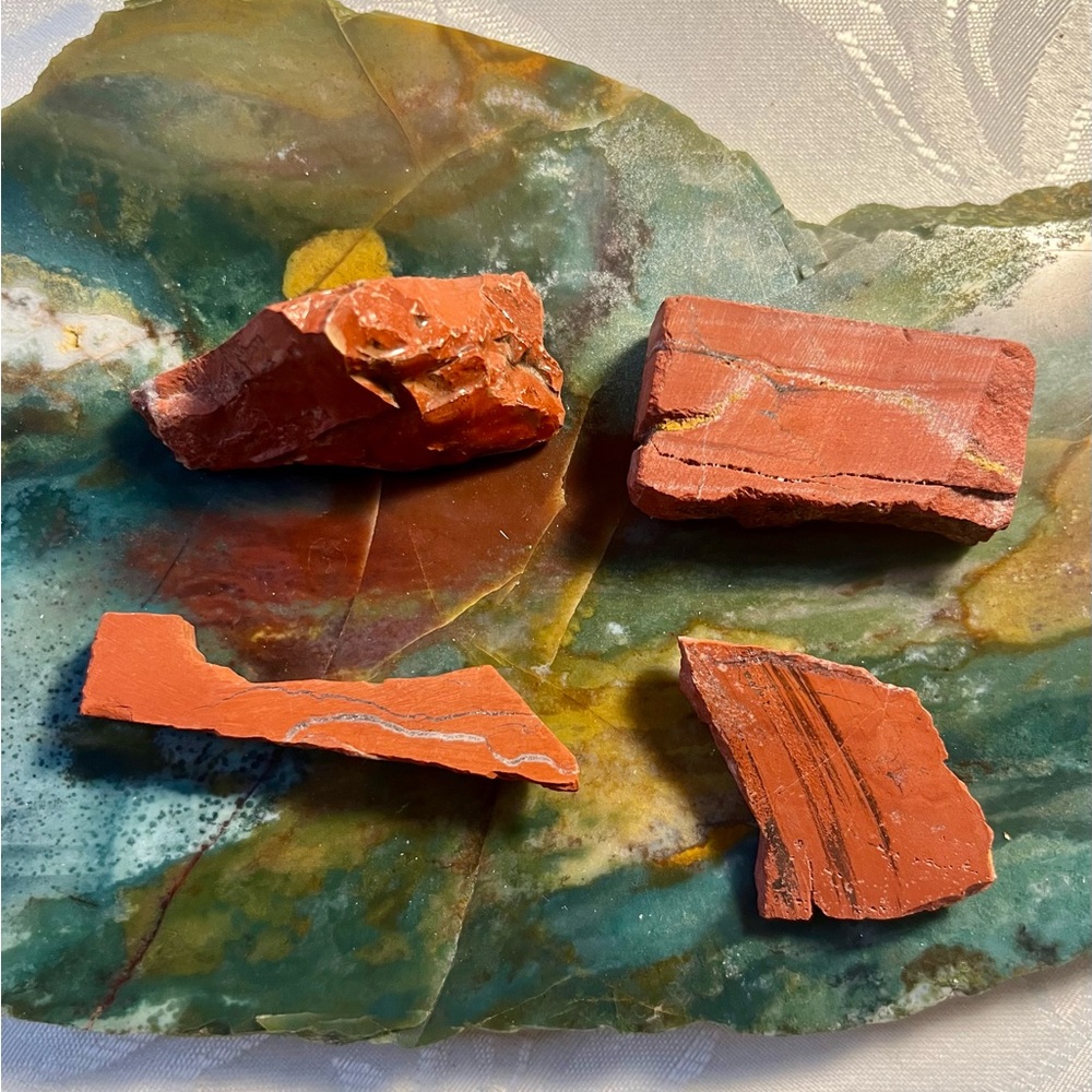 Natural Red Jasper Stone Collection